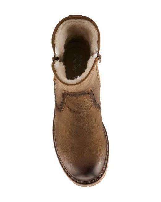 Spring Step Brown Jovany Faux Fur Lined Boot