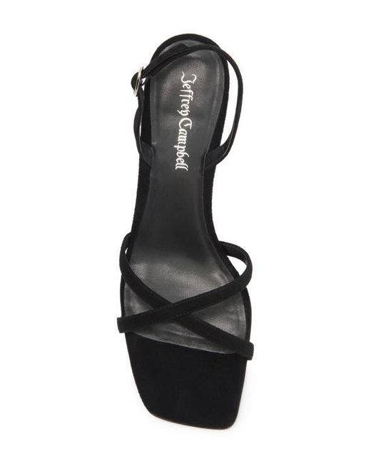 Jeffrey Campbell Black Chrissy Slingback Sandal
