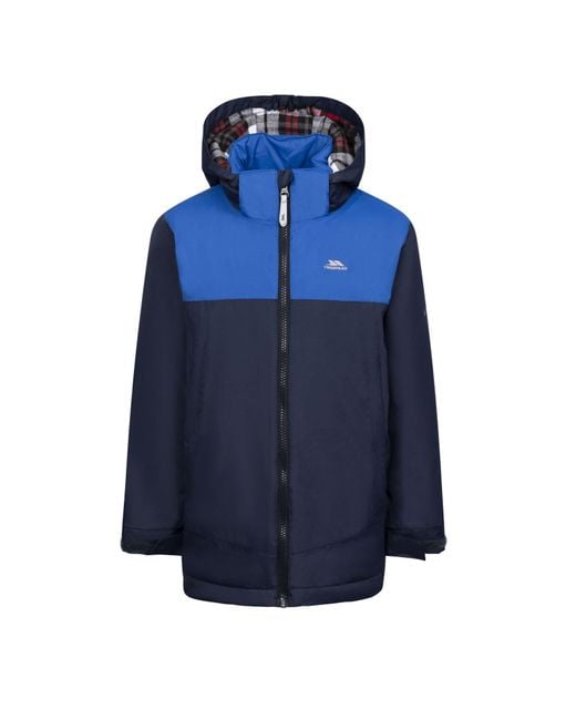 Trespass Blue Terris Waterproof Jacket for men