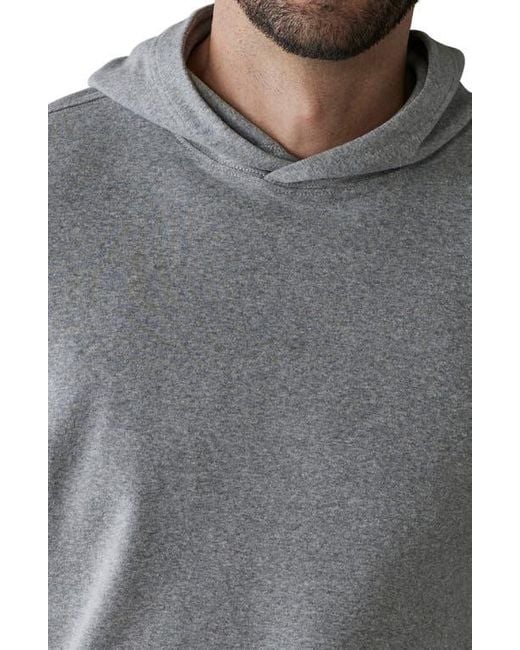 The Normal Brand Gray Puremeso Essential Hoodie for men