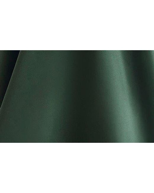 House Of Cb Mademoiselle Bustier Stretch Satin Midi Dress in Green | Lyst