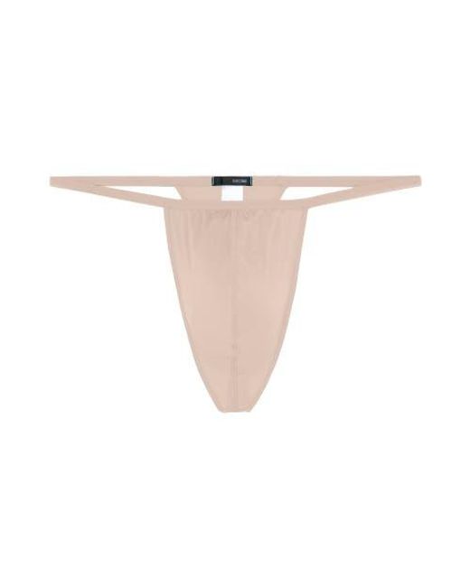 Hom White Plume G-String for men