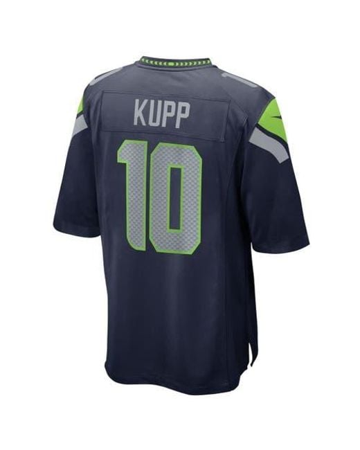 Nike Blue Cooper Kupp Seattle Seahawks Team Game Jersey for men