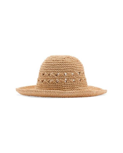 Mango Natural Openwork Straw Sun Hat