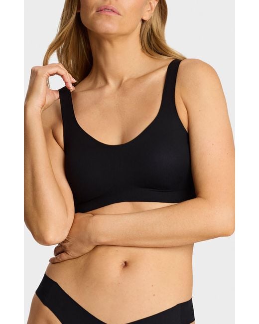 Commando Black Soft Support Rib Bralette