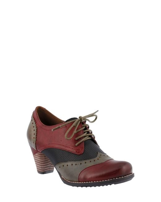 Spring Step Brown L'Artiste Bardot Pump