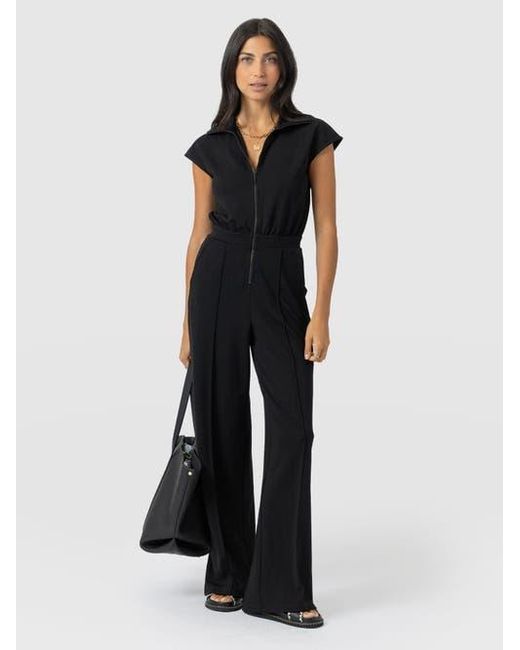 Saint + Sofia Black Keller Jumpsuit