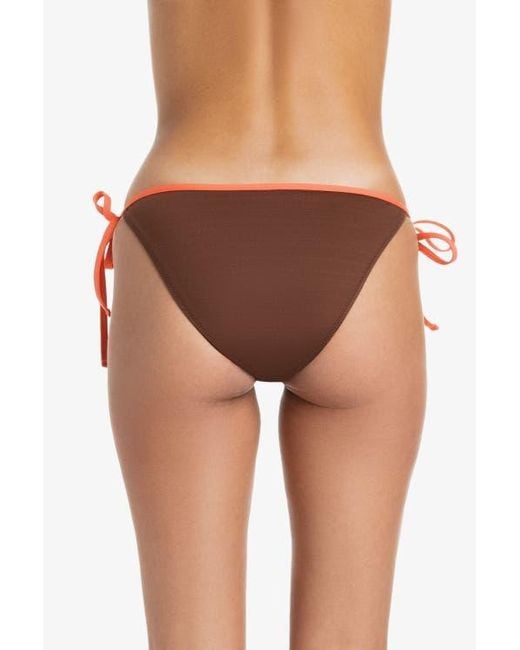 Helen Jon Brown String Bottom With Binding