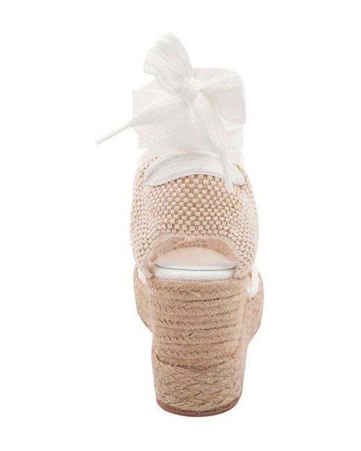 Andre Assous White Payton Espadrille Wedge