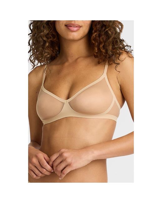 Commando Brown Chic Mesh Bralette