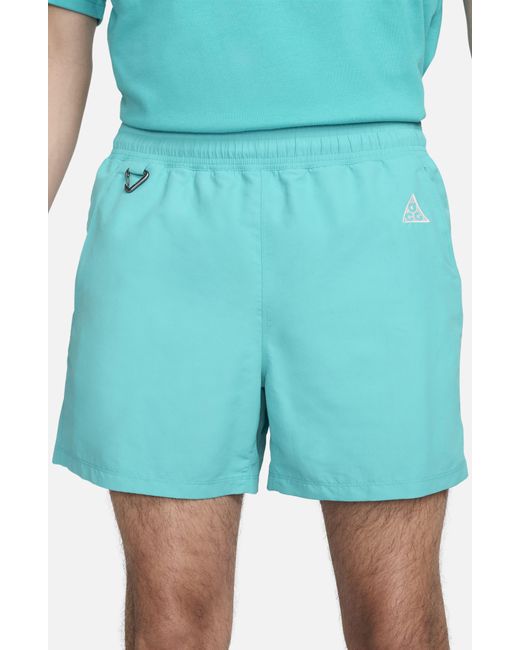 Nike Blue Acg Reservoir Goat Water Repellent Hybrid Shorts for men