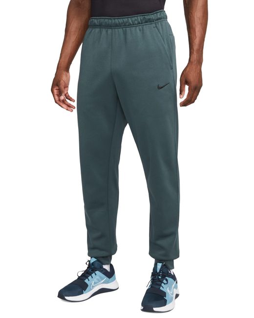 Nike Therma-fit Tapered Training Pants in Blue for Men | Lyst