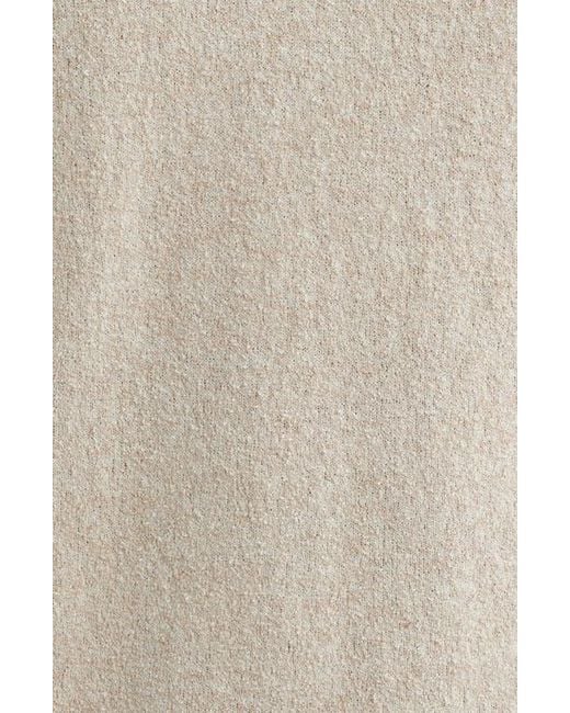 Scott Barber White Solid Bouclé Polo for men