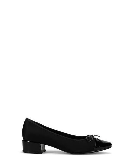 Vaneli Black Alesya Cap Toe Pump