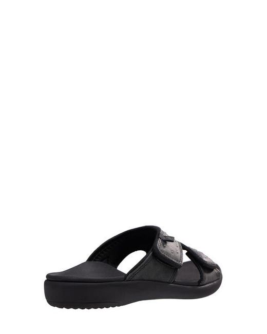 Revitalign Black Kholo Fresca Slide Sandal