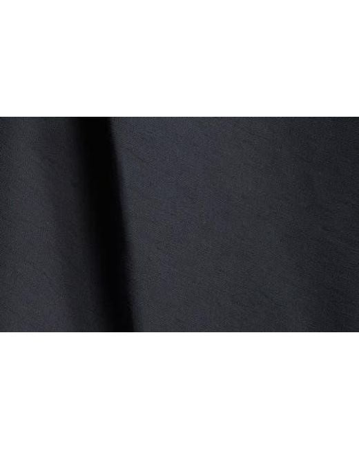 Sacai Black Mixed Media High-Low Flare Top