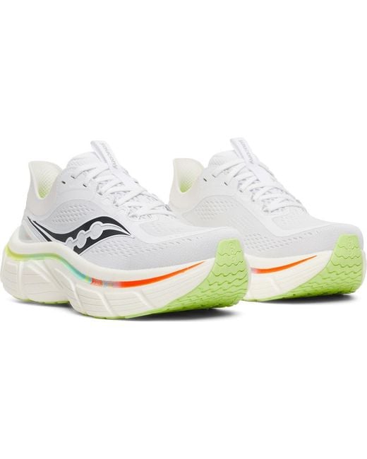 Saucony White Paramount Max Running Shoe for men