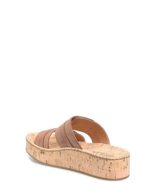Børn Pink Solina Platform Wedge Slide Sandal