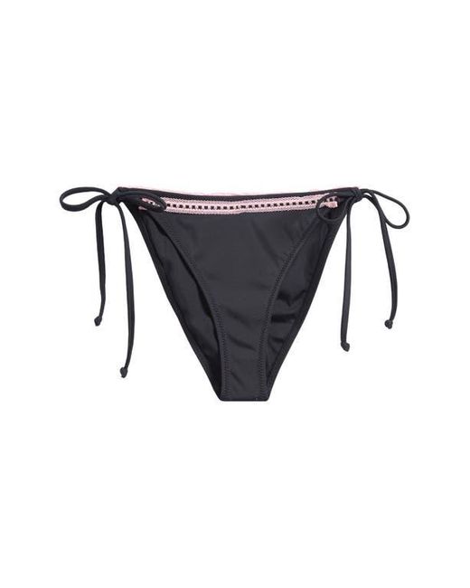 PacSun Black Lacey Day Side Tie Swim Bottoms