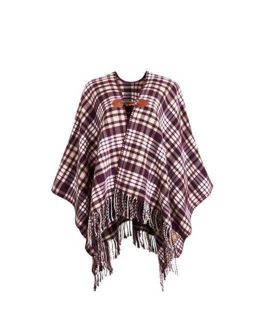 Fable England Red Check Cape