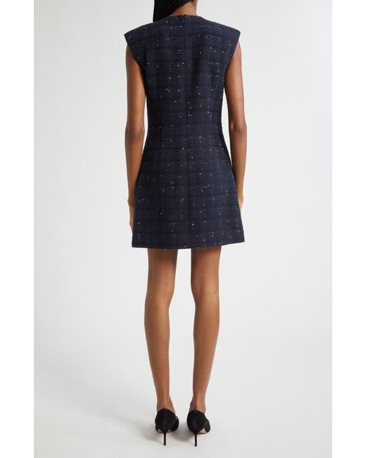 Veronica Beard Blue Tamara Sleeveless Minidress