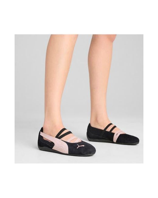 PUMA White Speedcat Ballet Sneaker