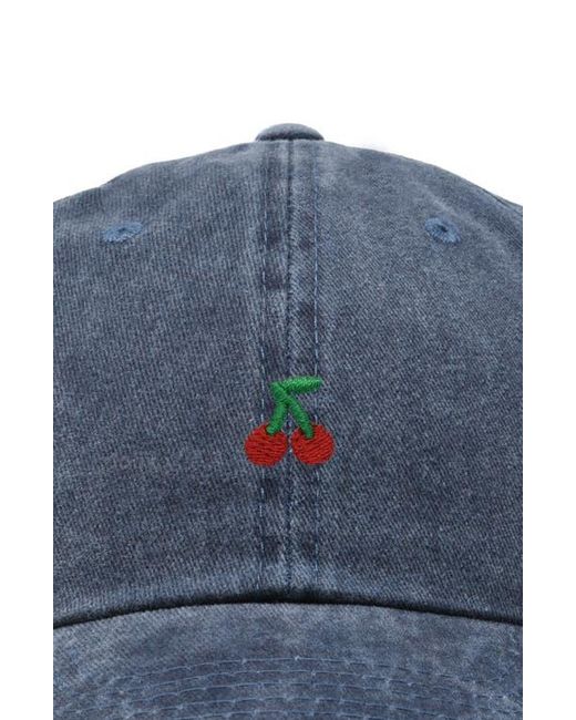 Alix Blue Lil Cherry Dad Cap