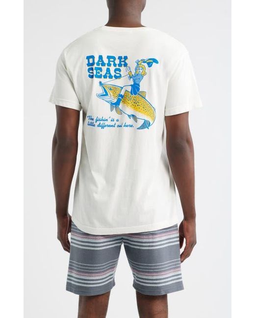 Dark Seas White A Little Different Logo Graphic T-Shirt for men