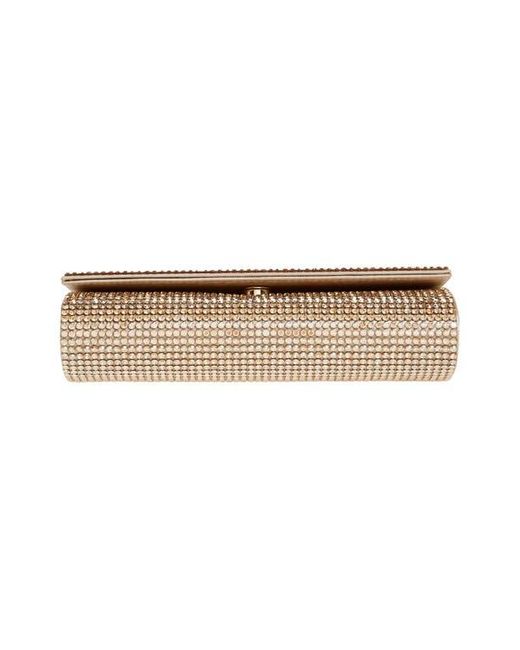Judith Leiber Natural Fizzy Beaded Clutch