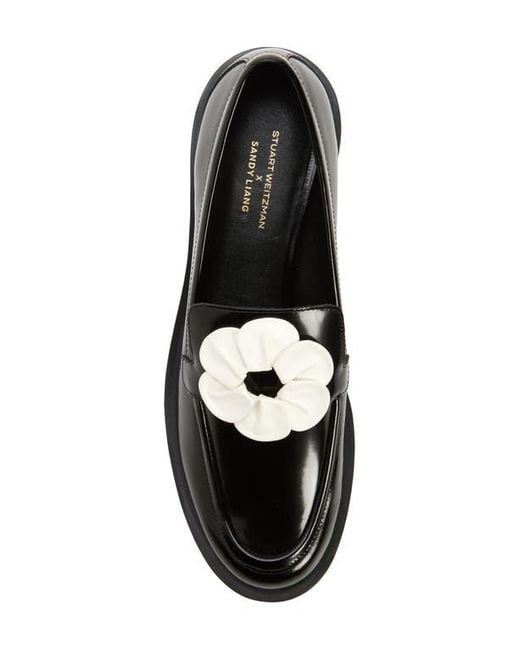 Stuart Weitzman Black X Sandy Liang Loafer
