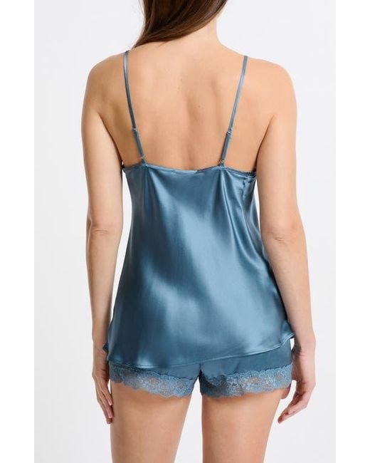 Etam Blue Milky Silk Camisole