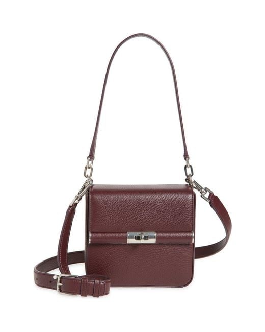 Dolce & Gabbana Purple Marlene Leather Shoulder Bag