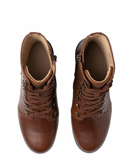 ABEO Brown Metropolis Lace Boot