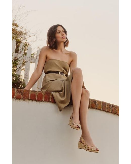 Andre Assous Metallic Audrey Espadrille Wedge Sandal