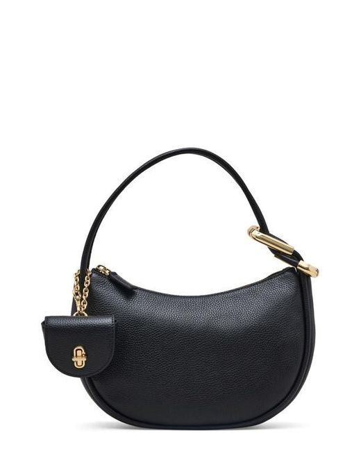 Marc Jacobs Blue The Dual Mini Crescent Leather Shoulder Bag