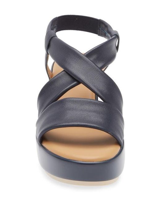 The Flexx Blue Scott Too Platform Wedge Sandal