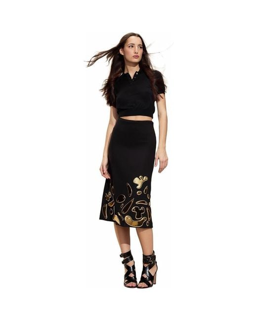 Cynthia Rowley Natural Calypso Midi Skirt