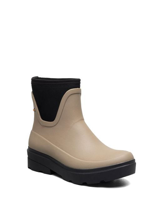 Bogs Black Hazel Waterproof Chelsea Rain Boot