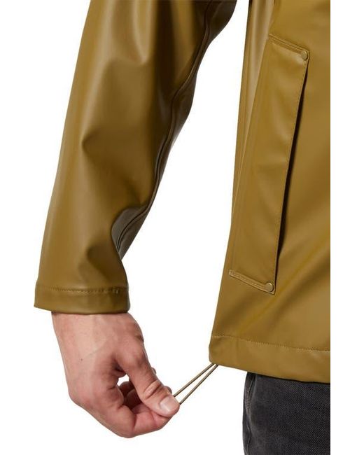 Helly Hansen Brown Moss Waterproof Rain Jacket for men