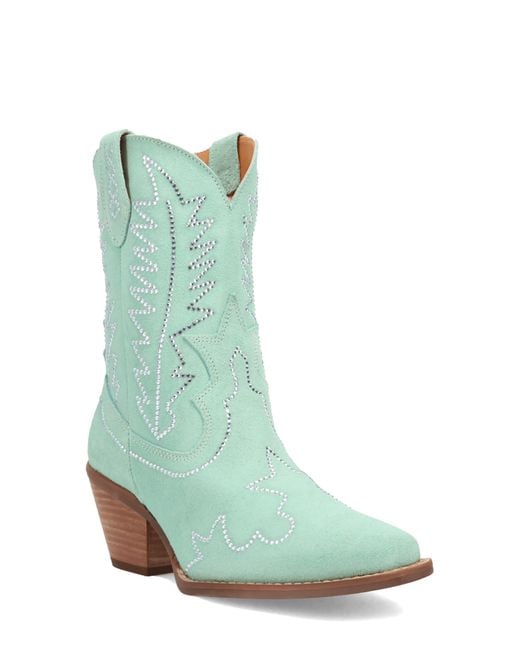 Dingo Green Tiny Pony Rhinestone Western Boot