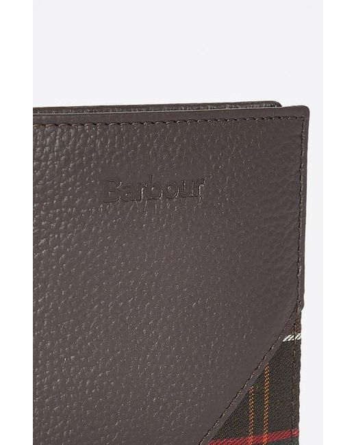 Barbour Gray Tarbert Leather Wallet