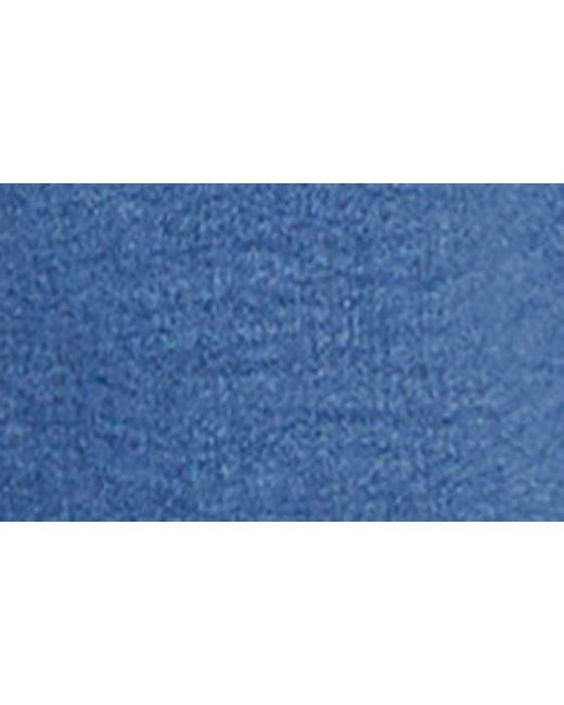 Vici Collection Blue Belted Strapless Stretch Denim Romper