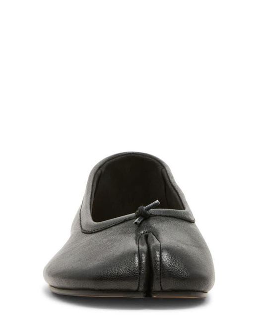 Steve Madden Black Calico Split Toe Ballet Flat