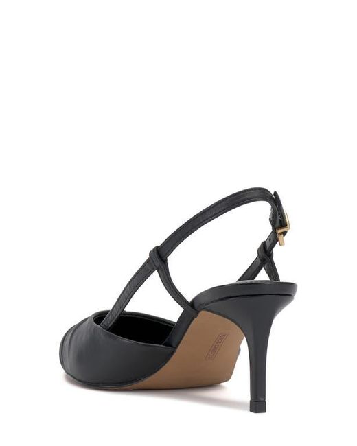 Vince Camuto Black Kelten Slingback Pointed Toe Pump