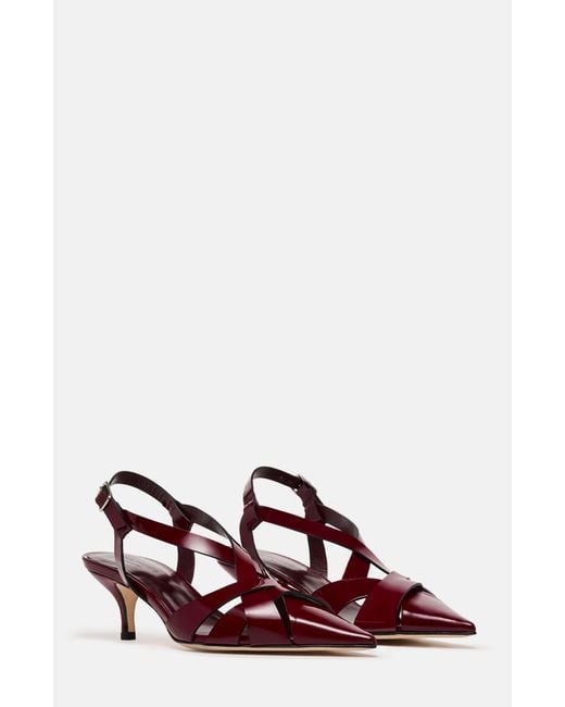 Scarosso Red Clio Pumps