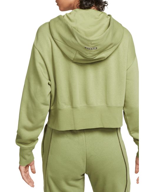 cropped nike zip up