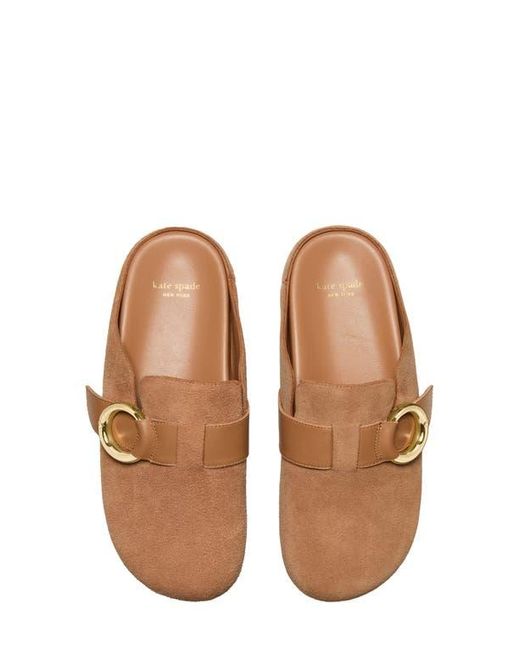 Kate Spade Brown Halo Suede Clog