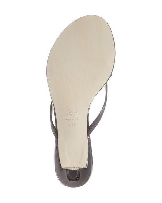 Pelle Moda Metallic Slide Sandal