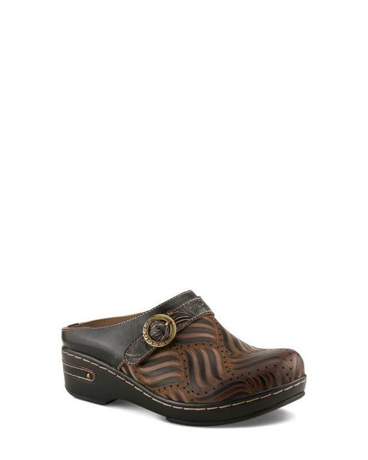 Spring Step Brown Sova Mule