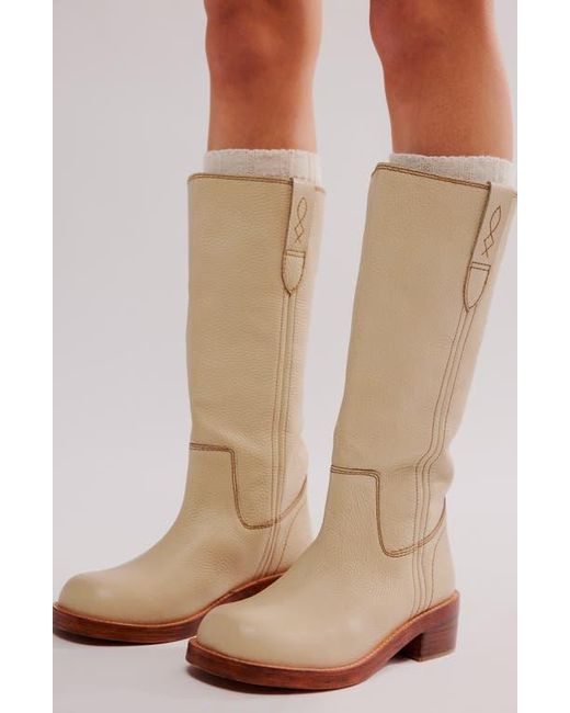 Free People Blaze Block Heel Boot in Brown | Lyst